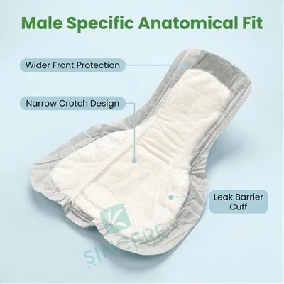 Medical Txiv neej Incontinence Pads